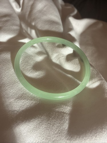 Bracciale giada tonda sottile - bracciale,