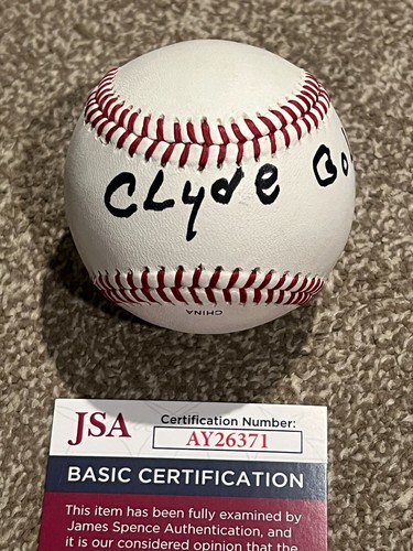 Clyde golden firmato baseball - clyde,