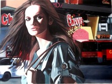 Maria Giovanna PERI olio tela 60x80 no lodola kostabi warhol guttuso tozzi festa