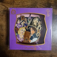 Tangled 15th Anniversary Limited Edition Jumbo Pin Rapunzel Flynn Lantern