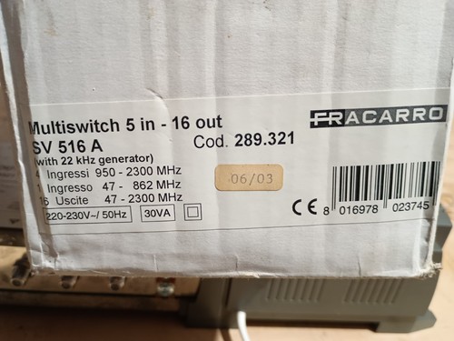 Fracarro sv516a multiswitch - fracarro,