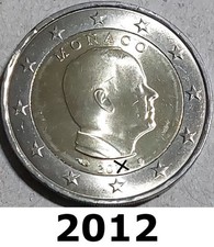 Monaco - monete da 2 euro 2012