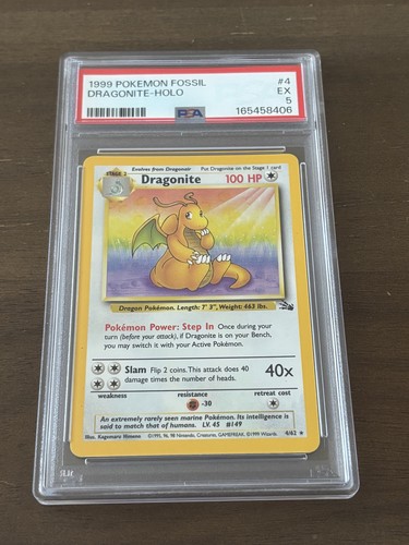 Dragonite fossil holo - 4/62,