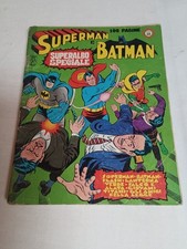 SUPERMAN E BATMAN SUPERALBO SPECIALE del 1967 CON CALENDARIO EDIZIONE MONDADORI 