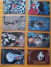 SCHEDE TELEFONICHE SIP LIRA RARA NUOVA SERIE FOLKLORE REGIONALE USATA CON ANGOLO