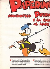 PAPERINO NUMISMATICO E LA CASETTA AL MARE -sup. a MESSAGGERO 8/12/1990-I10