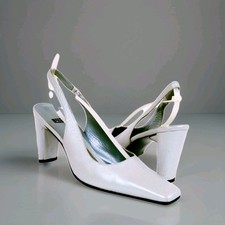 STUART WEITZMAN Décolleté Donna Interamente 100% Pelle Colore Bianco Perla 38,5