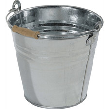 Secchio Zincato 8 Litri in Metallo Rinforzato con Manico in Ferro e Inserto i...