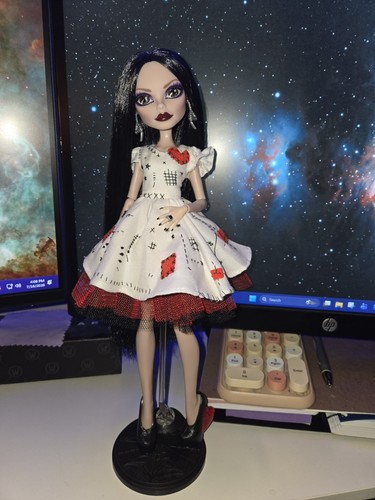 Bambola monster high morticia - bambola,