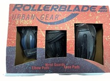 Rollerblade City Gear Protettivo Confezione da 3 Gomitiere-Proso-Ginocchiere Taglia Small S