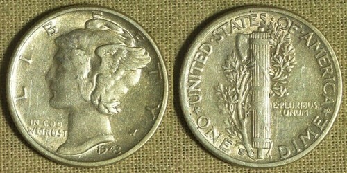 Mercury dime 1943 grasso - mercury,