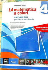 LA MATEMATICA A COLORI VOL. 4 EDIZIONE BLU PER SECONDO BIENNIO - SASSO - PETRINI