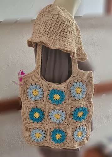 Borsa granny uncinetto - borsa,
