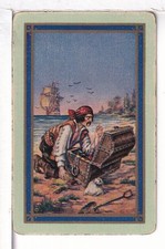 Carta gioco singola vintage - da,