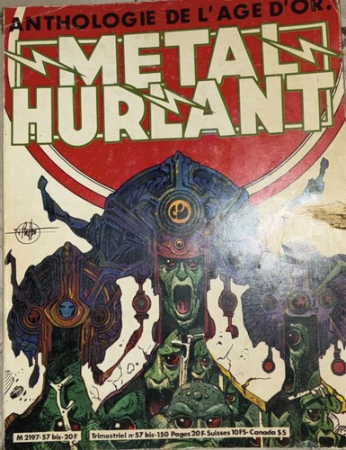 Métal hurlant anthologie - hurlant,