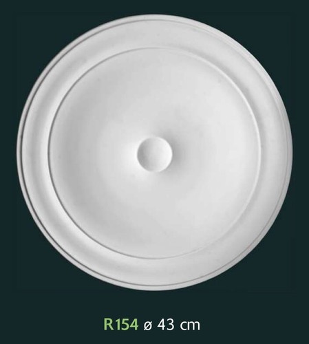 Rosone gesso bianco - in, per