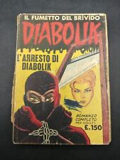 fumetto DIABOLIK prima serie originale numero 3 Ingoglia 1963