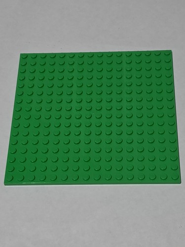 Lego piatto verde - piatto, brillante