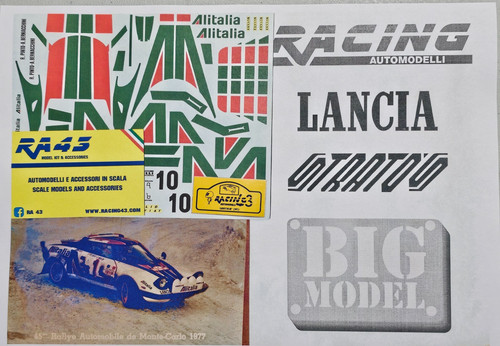 Decal lancia stratos - decal,