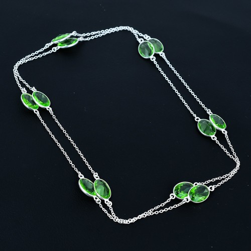 Collana con pietre - , preziose