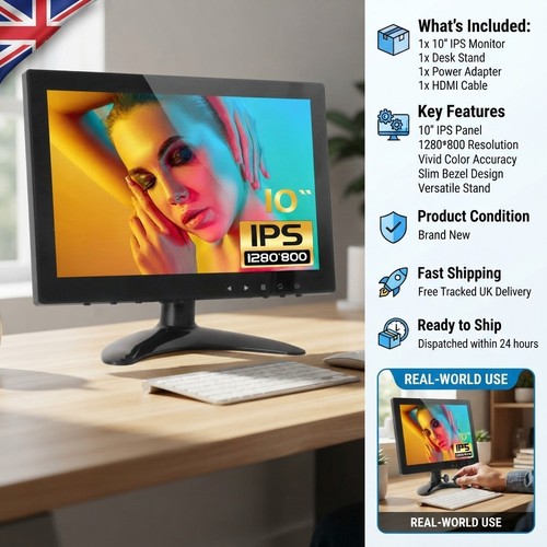Mini monitor hdmi - monitor, 10,1"