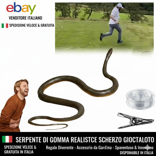 Scherzo serpente gomma - scherzo,