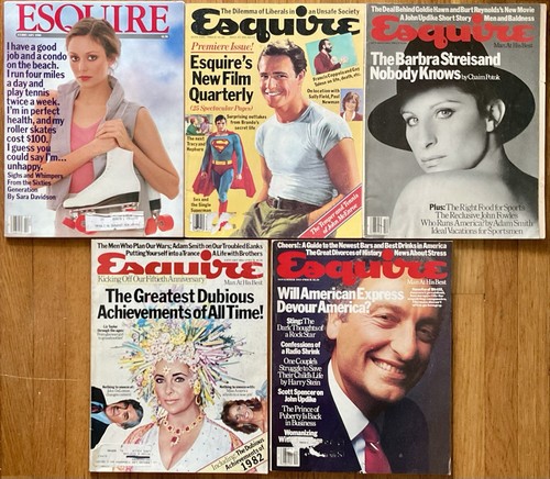 Esquire magazine lot vtg - esquire, 5