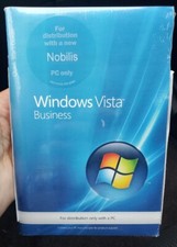 Microsoft Windows Vista Business NOBILIS PC SOLO 32 BIT SOLO NUOVO SIGILLATO!