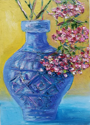 Natura morta fiori - , vaso