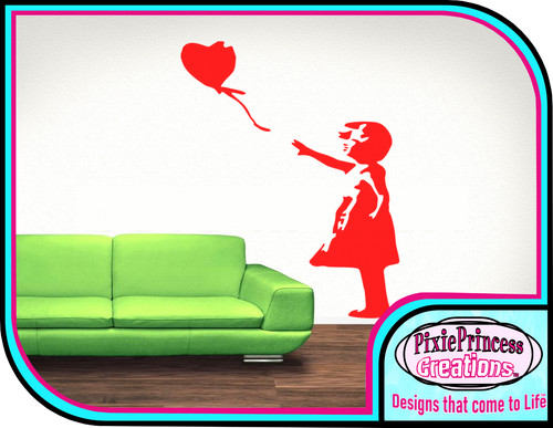 Banksy palloncino bambina - banksy, b