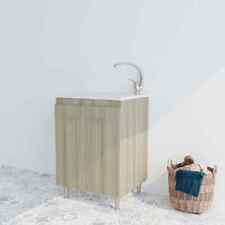  Lavatoio lavanderia mobile legno vasca resistente acidi CALLISTO varie misure