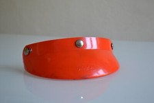 Visière orange de casque