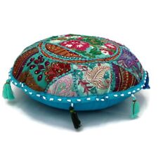 Copricuscino pouf rotondo