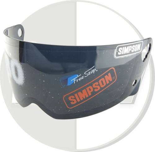 Simpson casco nero visiera - simpson,