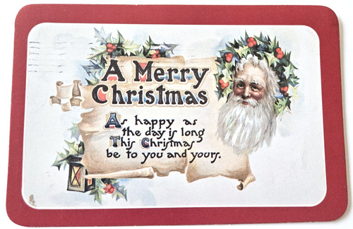 Cartolina natale vintage - cartolina,