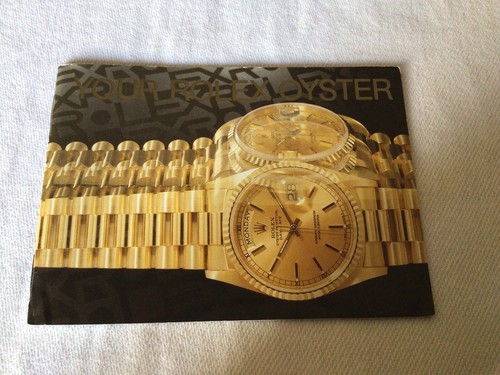 Libretto booklet your rolex - libretto,