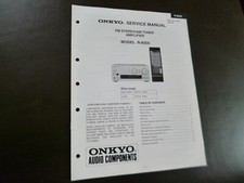 Manuale di servizio originale schema elettrico Onkyo R-805X