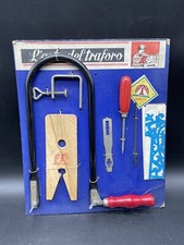 VINTAGE# SET GIOCATTOLO ANNI 60 L’ARTE DEL TRAFORO  #MD