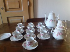 Servizio Caffè vintage in porcellana  marchiato tazzine zuccheriera lattiera