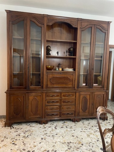 Credenza legno antica con - legno,