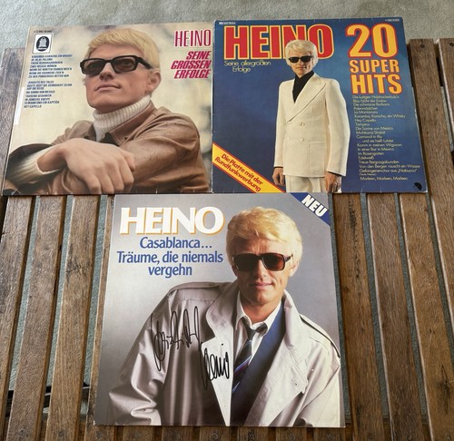 Lot heino vinyl records - lot,