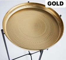 Nuovo vassoio oro tavolino