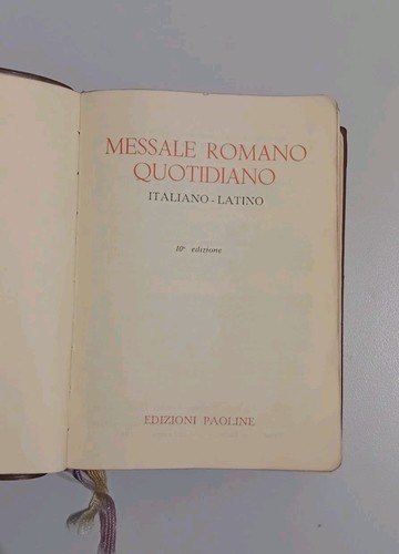 Messale romano quotidiano - messale,