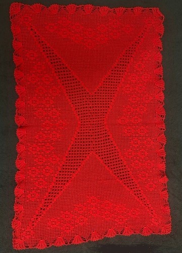 Centro filet colore rosso - centro,