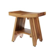 Banco doccia in legno di teak