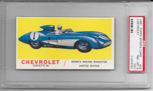 1961 topps sports cars - topps,