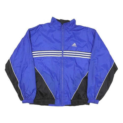 Giacca vento adidas uomo blu - giacca,