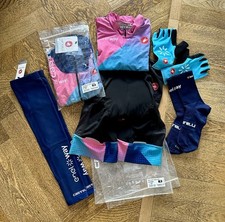 Spettacolare Completo Ciclismo Castelli Team Enel Giro E 2023 Tg. XS