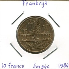 Moneta 10 FRANCHI 1984 FRANCIA