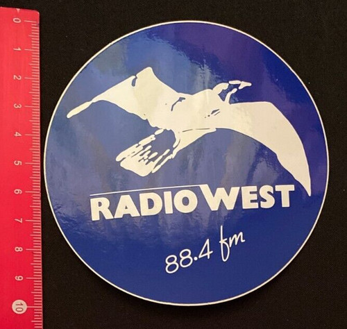 Aufkleber sticker radio west - aufkleber/sticker:,